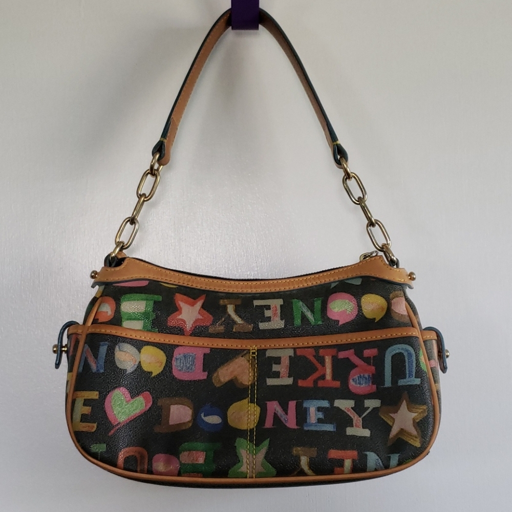 Authentic! Dooney & Bourke Scribble Handbag! - image 7